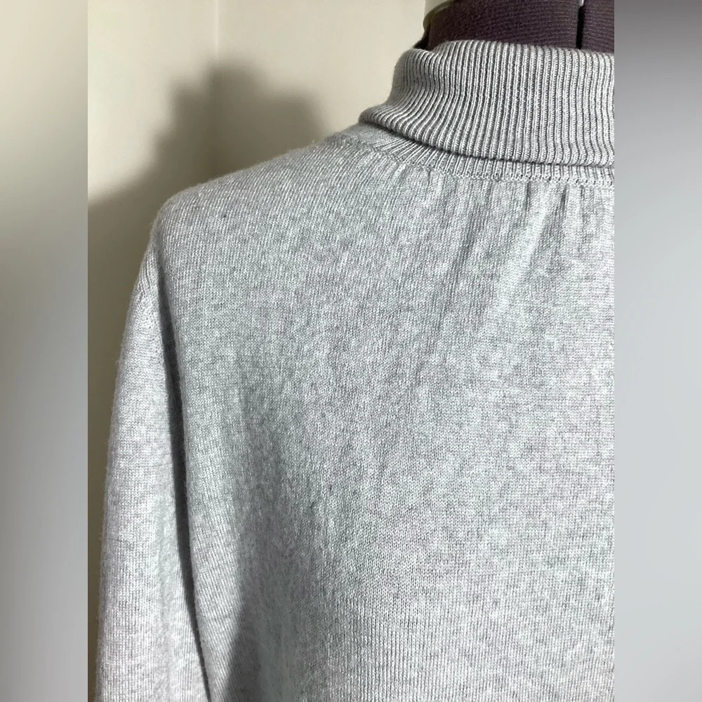 Ann Taylor 100% Merino Wool Turtleneck Sweater M - Picture 7 of 14